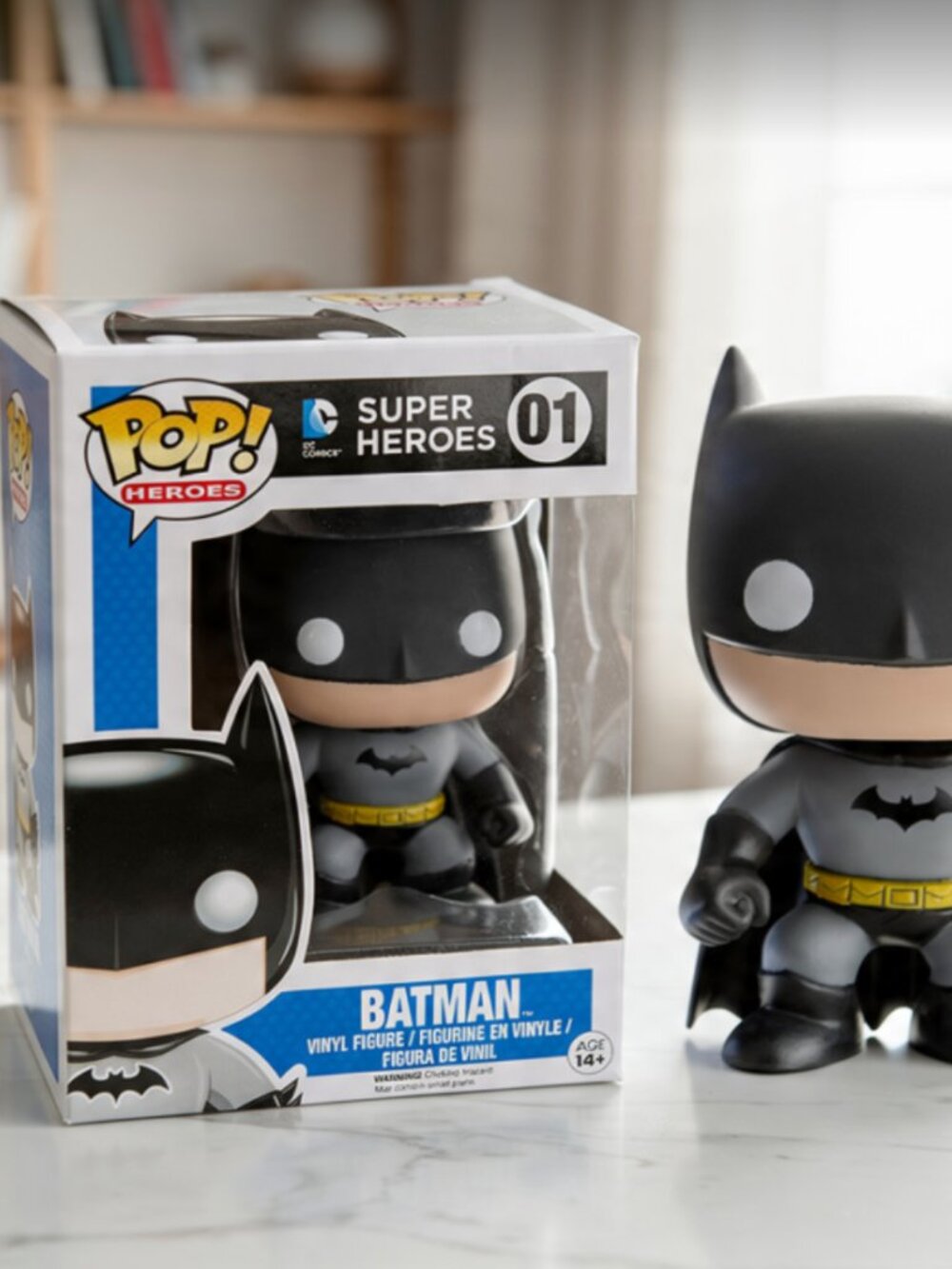 Funko POP! Heroes: DC Comics Super Heroes Batman (01) Vinyl Figure